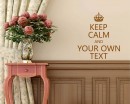 Keep Calm Customize Your Own Quotes Vinyl Lettering Decal